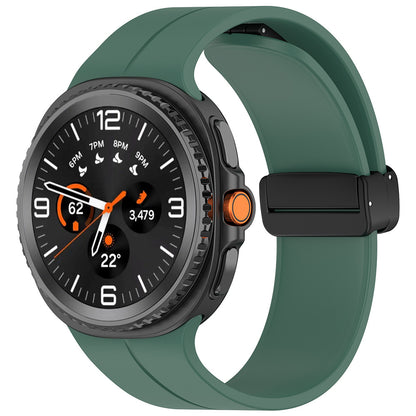 Techsuit W011 reim for Samsung Galaxy Watch 8 Classic / Watch8 44mm / Watch 8 40mm, Mørkegrønn