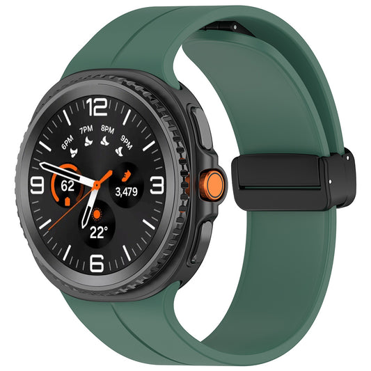 Techsuit W011 reim for Samsung Galaxy Watch 8 Classic / Watch8 44mm / Watch 8 40mm, Mørkegrønn