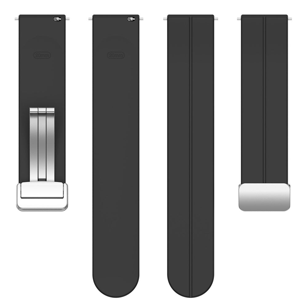 Techsuit W011 reim for Samsung Galaxy Watch / Huawei Watch Series, 20mm, Svart