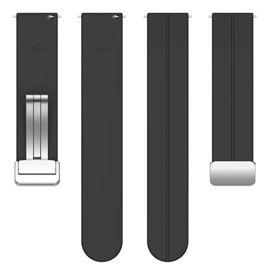 Techsuit W011 reim for Samsung Galaxy Watch / Huawei Watch Series, 20mm, Svart