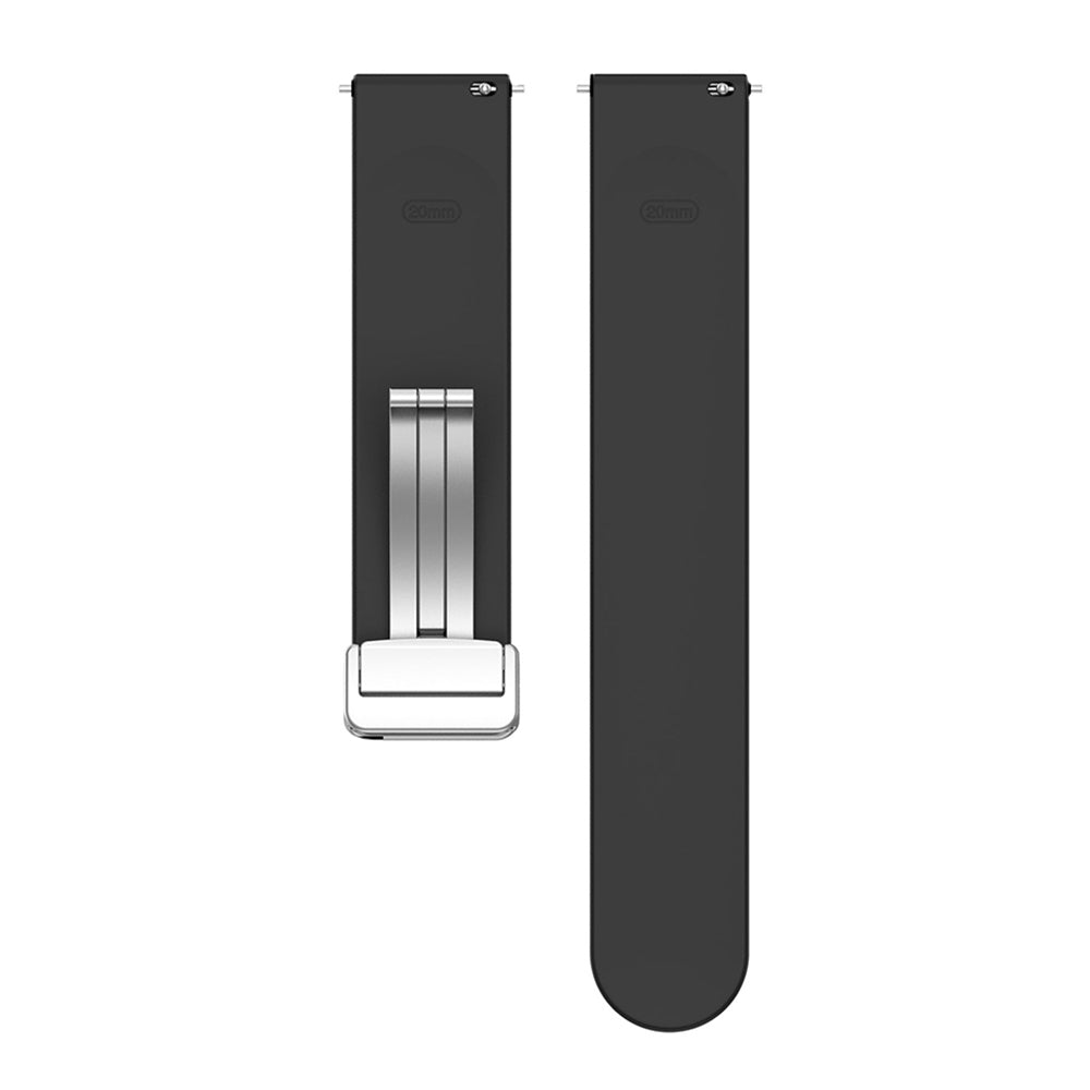 Techsuit W011 reim for Samsung Galaxy Watch / Huawei Watch Series, 20mm, Svart