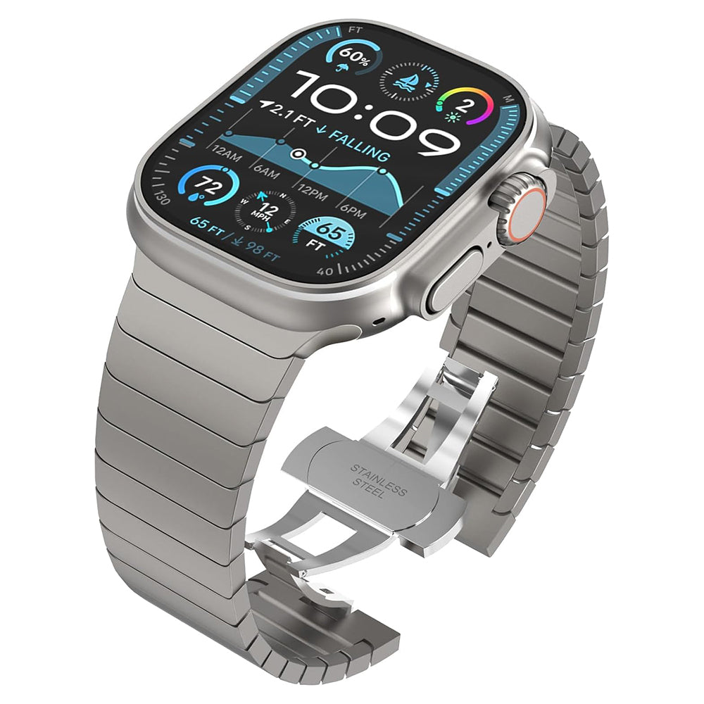 Techsuit W012 reim for Apple Watch 42mm / 41mm / 40mm / 38mm Series, Sølv