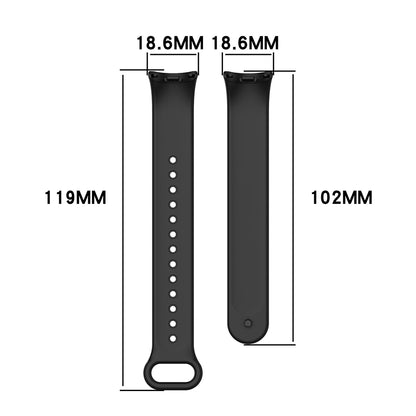 Techsuit W014 rem for Xiaomi Smart Band 10 / 9 / 8, Lys blå