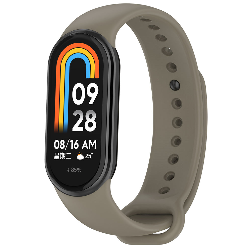 Techsuit W014 reim for Xiaomi Smart Band 9 / 8, Grå