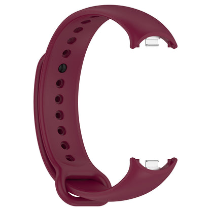 Techsuit W014 reim for Xiaomi Smart Band 9 / 8, Mørkerød