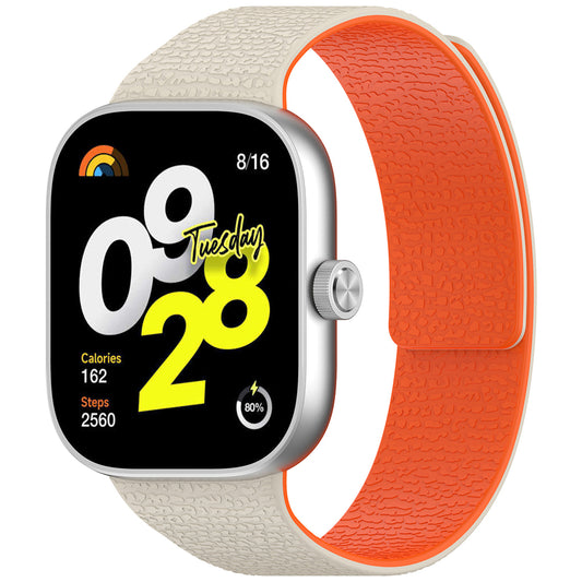 Techsuit W016 reim for Xiaomi Smart Band / Watch Series, Beige Orange