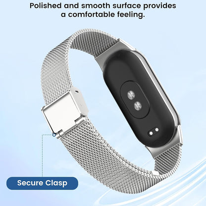 Techsuit W022 reim for Xiaomi Smart Band 9 / 8, 15mm, Gull
