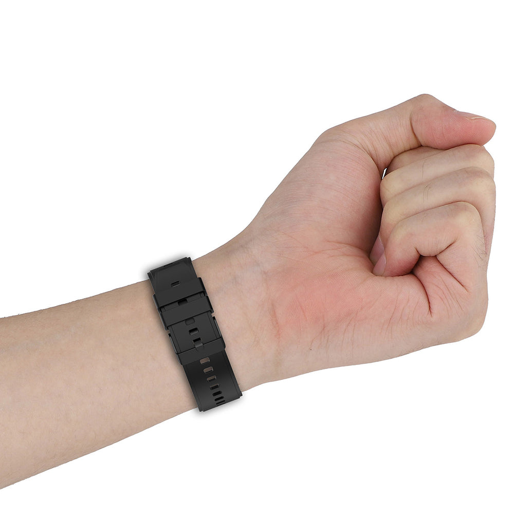 Techsuit W026 reim for Samsung Galaxy Watch / Huawei Watch Series, 20mm, Mørkeblå