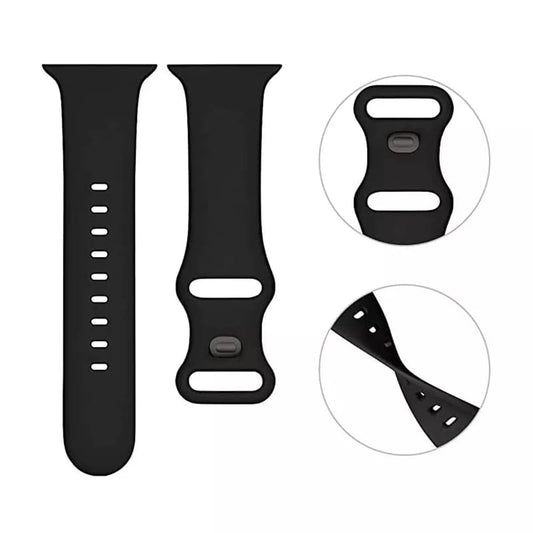 Techsuit W031 reim for Apple Watch 42mm / 41mm / 40mm / 38mm Series, Svart
