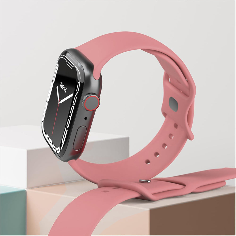 Techsuit W031 reim for Apple Watch 42mm / 41mm / 40mm / 38mm Series, Rosa