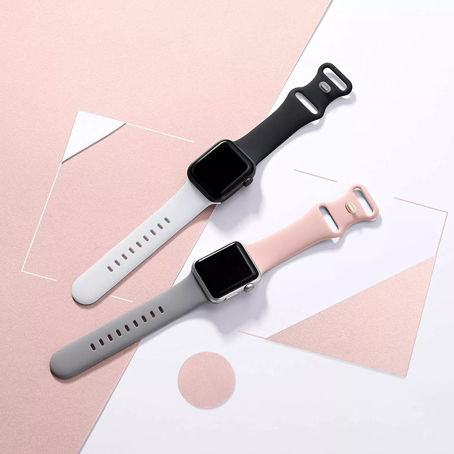 Techsuit W031 reim for Apple Watch 49mm / 46mm / 45mm / 44mm / 42mm Series, Grå