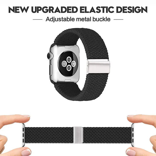 Techsuit W032 reim for Apple Watch 49mm / 46mm / 45mm / 44mm / 42mm Series, Svart
