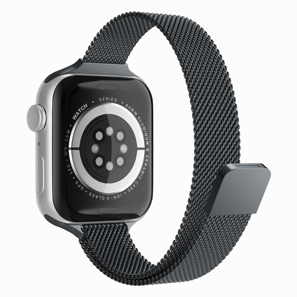 Techsuit W034 reim for Apple Watch 49mm / 46mm / 45mm / 44mm / 42mm Series, Svart