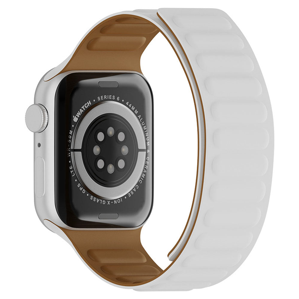 Techsuit W035 reim for Apple Watch 49mm / 46mm / 45mm / 44mm / 42mm Series, Hvit