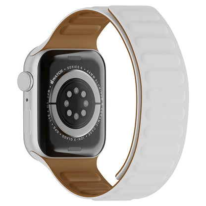 Techsuit W035 reim for Apple Watch 49mm / 46mm / 45mm / 44mm / 42mm Series, Hvit
