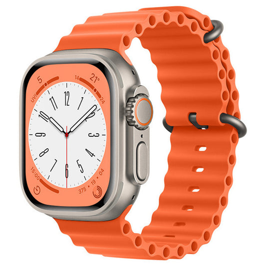 Techsuit W038 rem for Apple Watch 49mm / 46mm / 45mm / 44mm / 42mm-serien, oransje