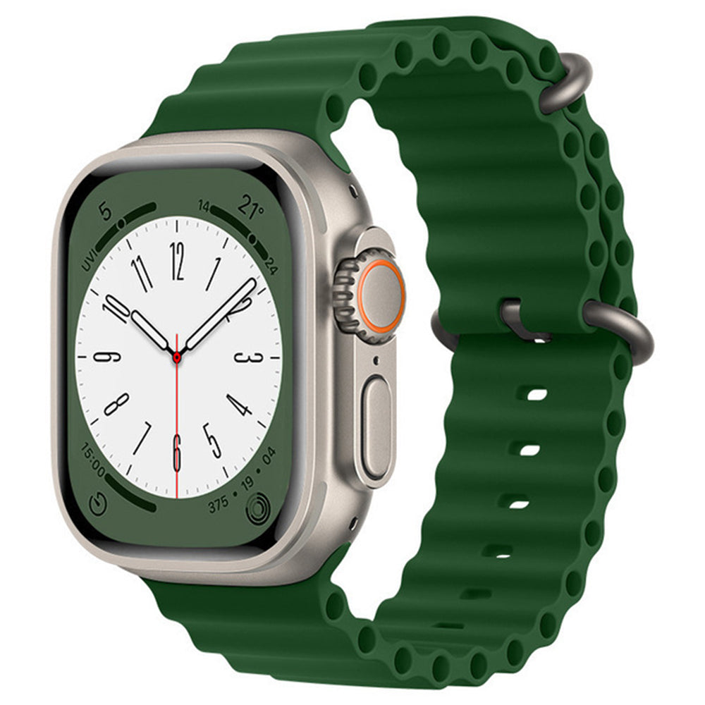 Techsuit W038 reim for Apple Watch 42mm / 41mm / 40mm / 38mm Series, Mørkegrønn