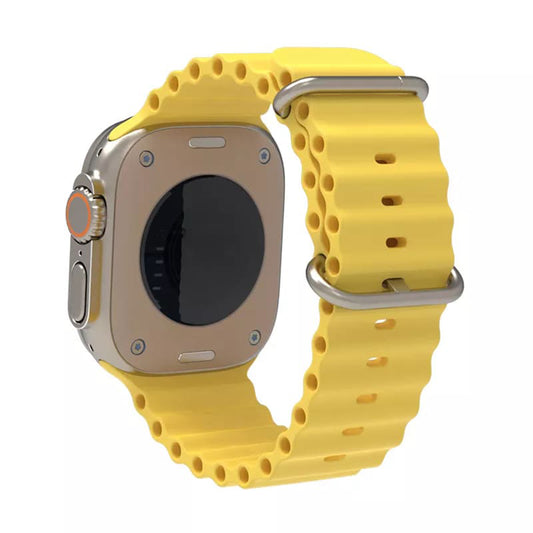 Techsuit W038 reim for Apple Watch 49mm / 46mm / 45mm / 44mm / 42mm Series, Gul