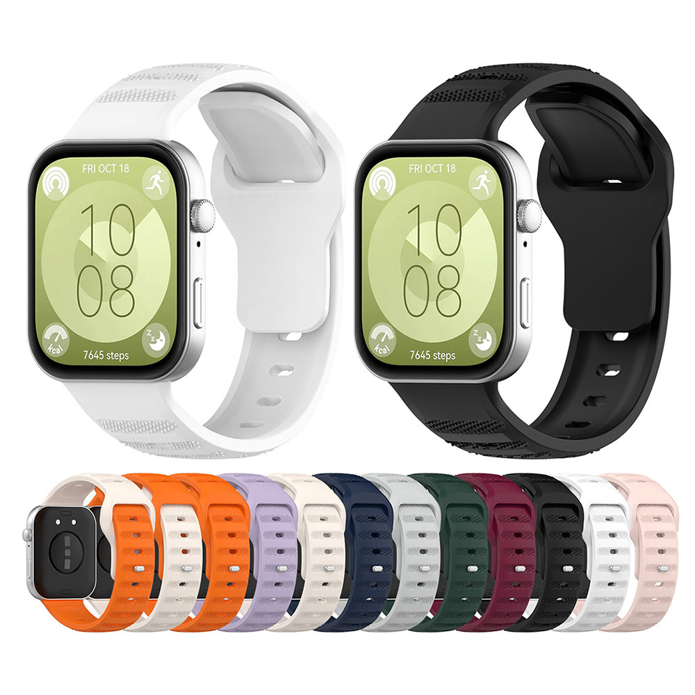 Techsuit W050 reim for Huawei Watch Fit 4 Pro / Watch Fit 4 / Watch Fit 3, Lilla