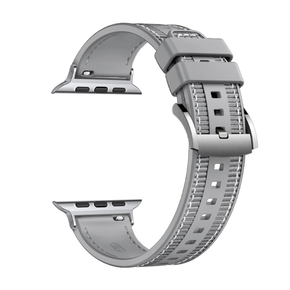 Techsuit W051 reim for Apple Watch 42mm / 41mm / 40mm / 38mm Series, Grå