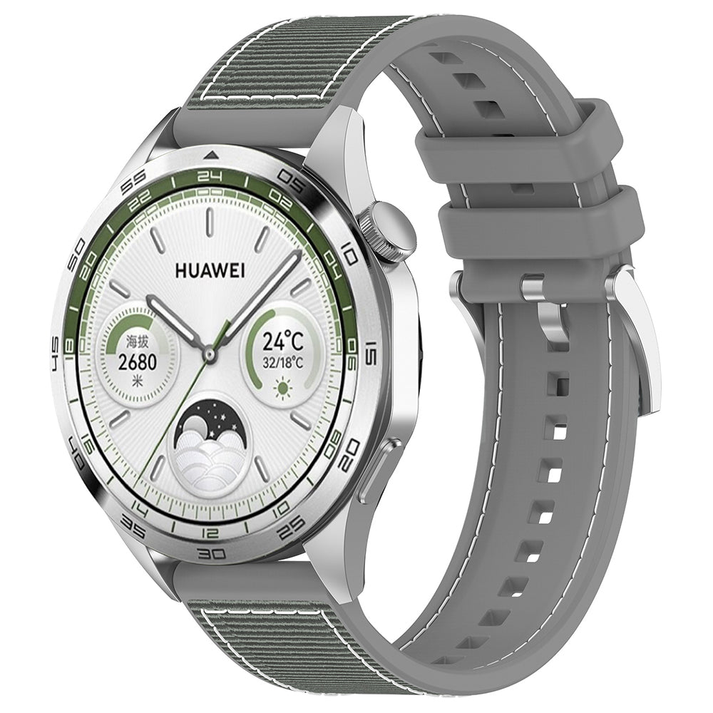 Techsuit W051 reim for Huawei Watch / Xiaomi Watch Series, 22mm, Grå