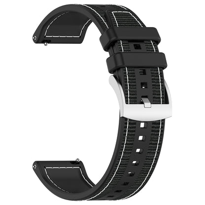 Techsuit W051 reim for Huawei Watch / Xiaomi Watch Series, 22mm, Svart