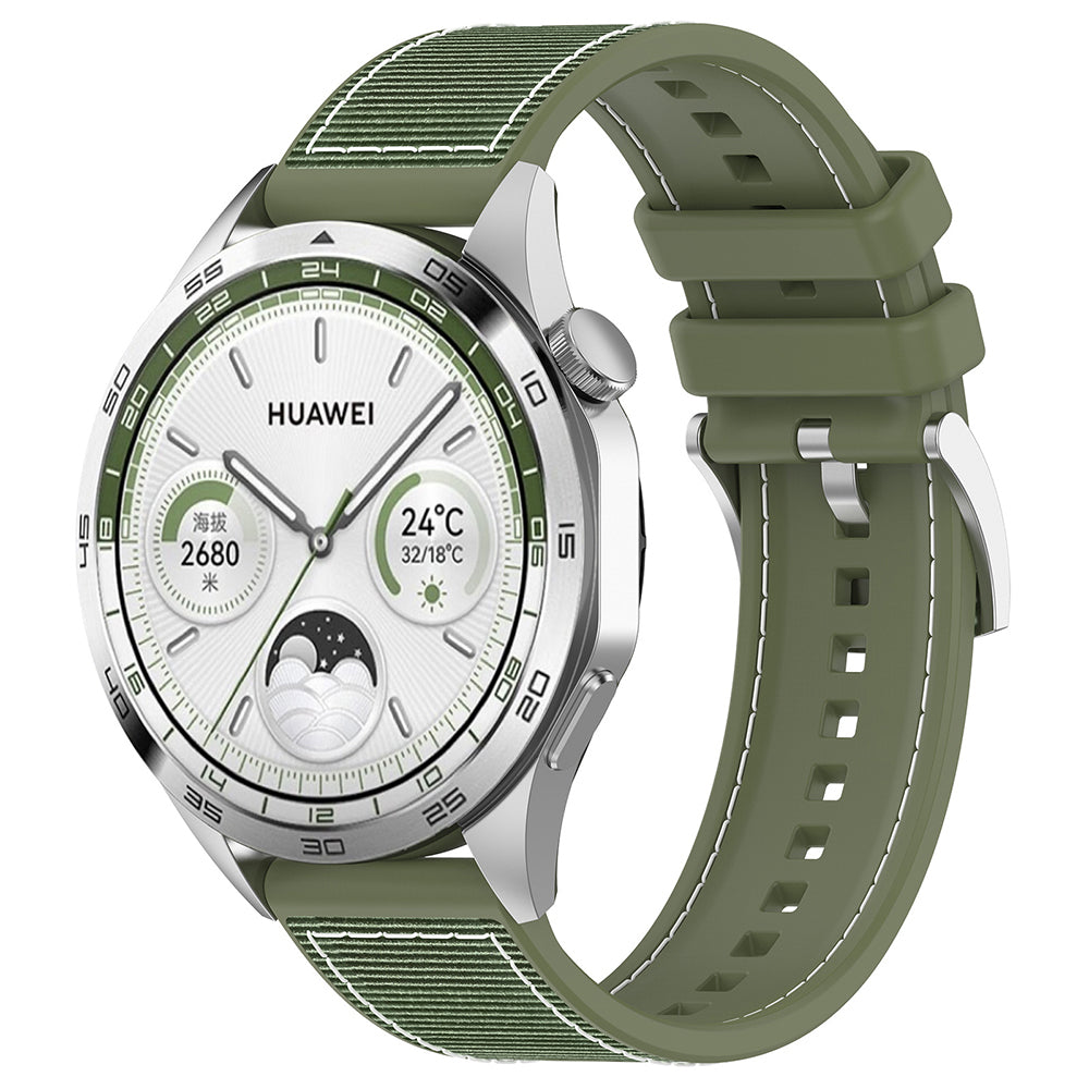 Techsuit W051 reim for Huawei Watch / Xiaomi Watch Series, 22mm, Grønn