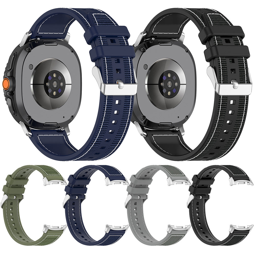 Techsuit W051 reim for Samsung Galaxy Watch 8 Classic / Watch8 44mm / Watch 8 40mm, Grønn