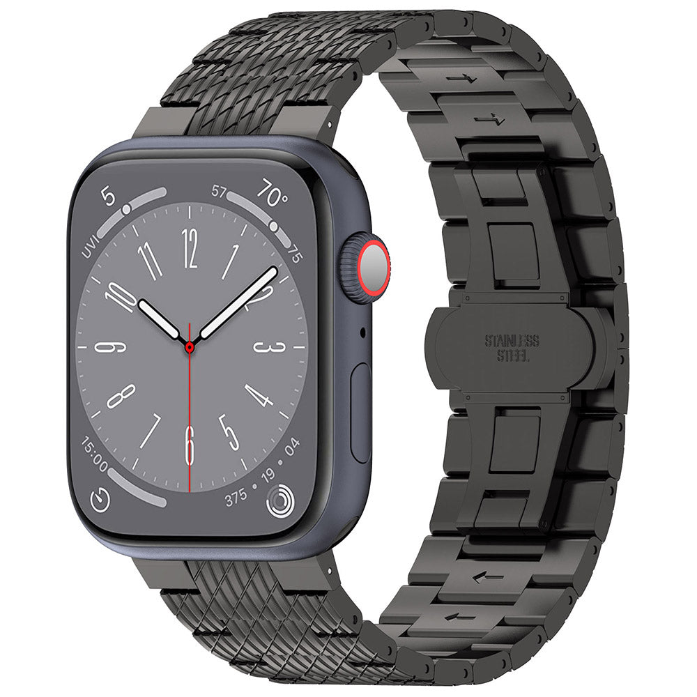 Techsuit W052 reim for Apple Watch 42mm / 41mm / 40mm / 38mm Series, Svart