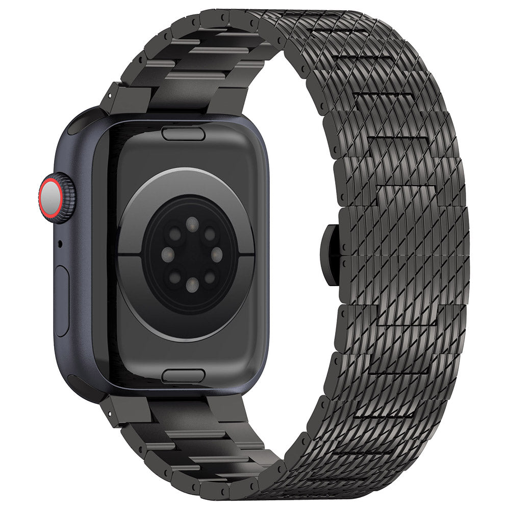 Techsuit W052 reim for Apple Watch 42mm / 41mm / 40mm / 38mm Series, Svart