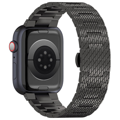 Techsuit W052 reim for Apple Watch 42mm / 41mm / 40mm / 38mm Series, Svart