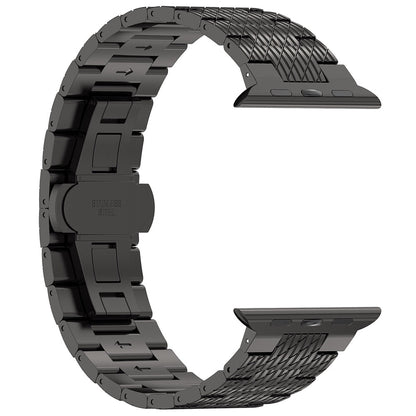 Techsuit W052 reim for Apple Watch 42mm / 41mm / 40mm / 38mm Series, Svart