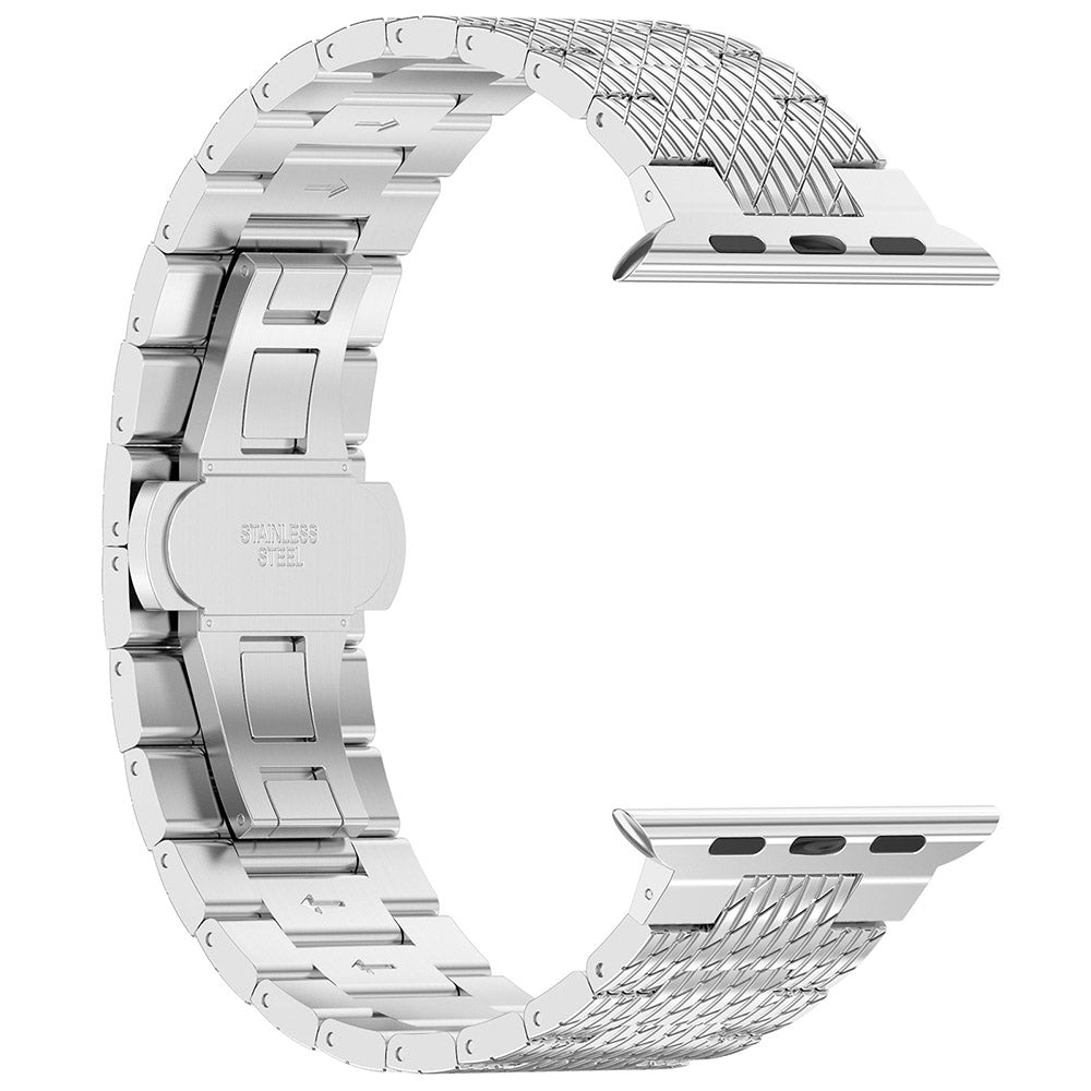 Techsuit W052 reim for Apple Watch 49mm / 46mm / 45mm / 44mm / 42mm Series, Sølv