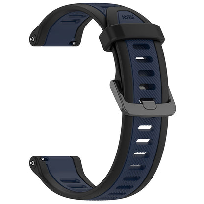 Techsuit W053 reim for Huawei Watch / Garmin Watch Series, 18mm, Mørkeblå