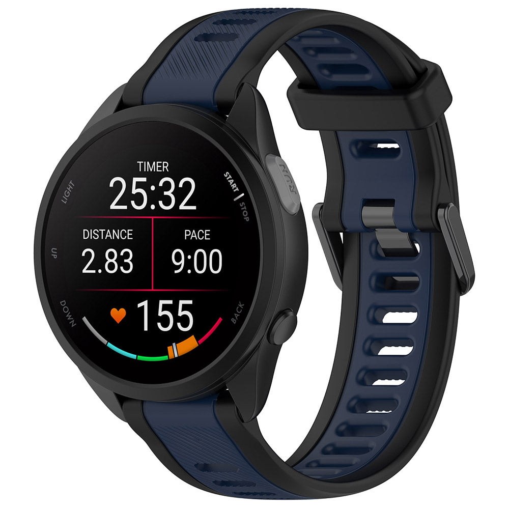 Techsuit W053 reim for Huawei Watch / Garmin Watch Series, 18mm, Mørkeblå