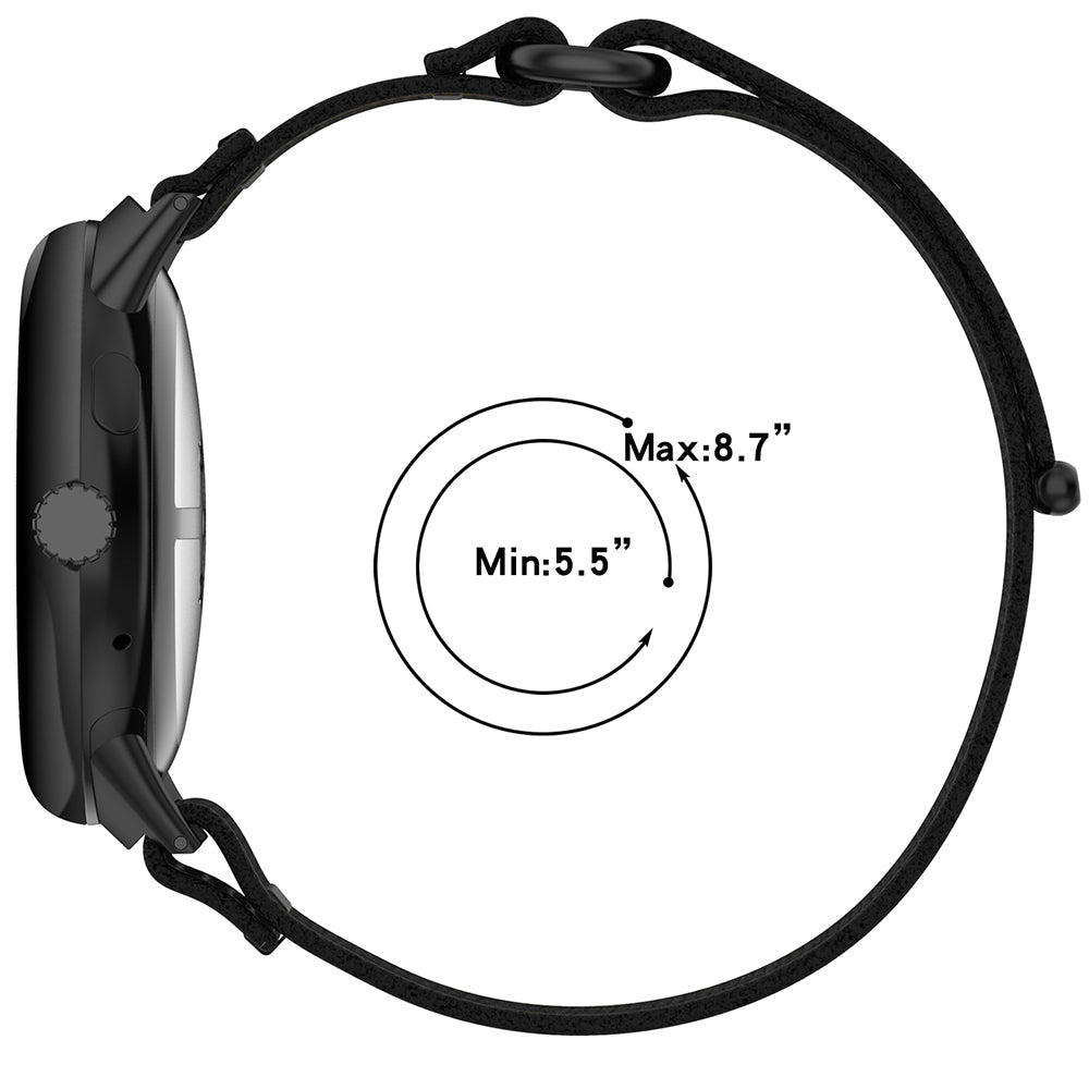 Techsuit W054 reim for Google Pixel Watch 4 45mm, Svart