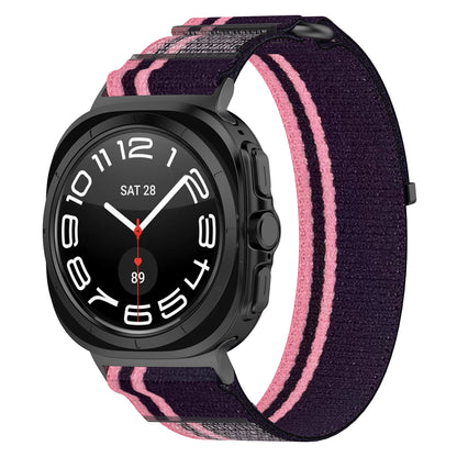 Techsuit W054 reim for Samsung Galaxy Watch Ultra, Rosa Svart