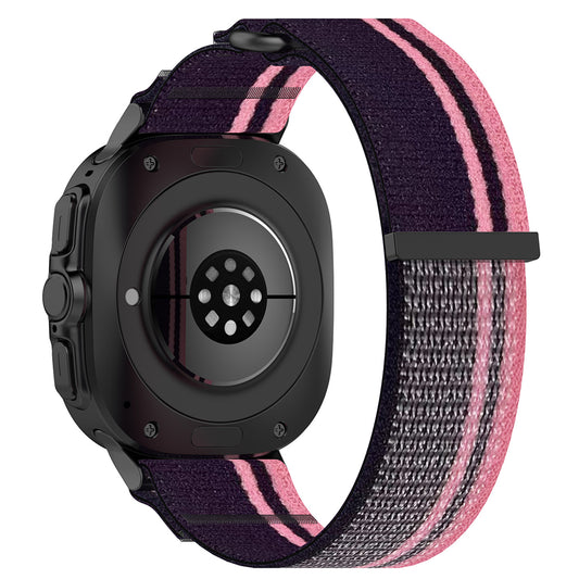 Techsuit W054 reim for Samsung Galaxy Watch Ultra, Rosa Svart