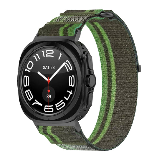 Techsuit W054 reim for Samsung Galaxy Watch Ultra, Mørkegrønn Grå