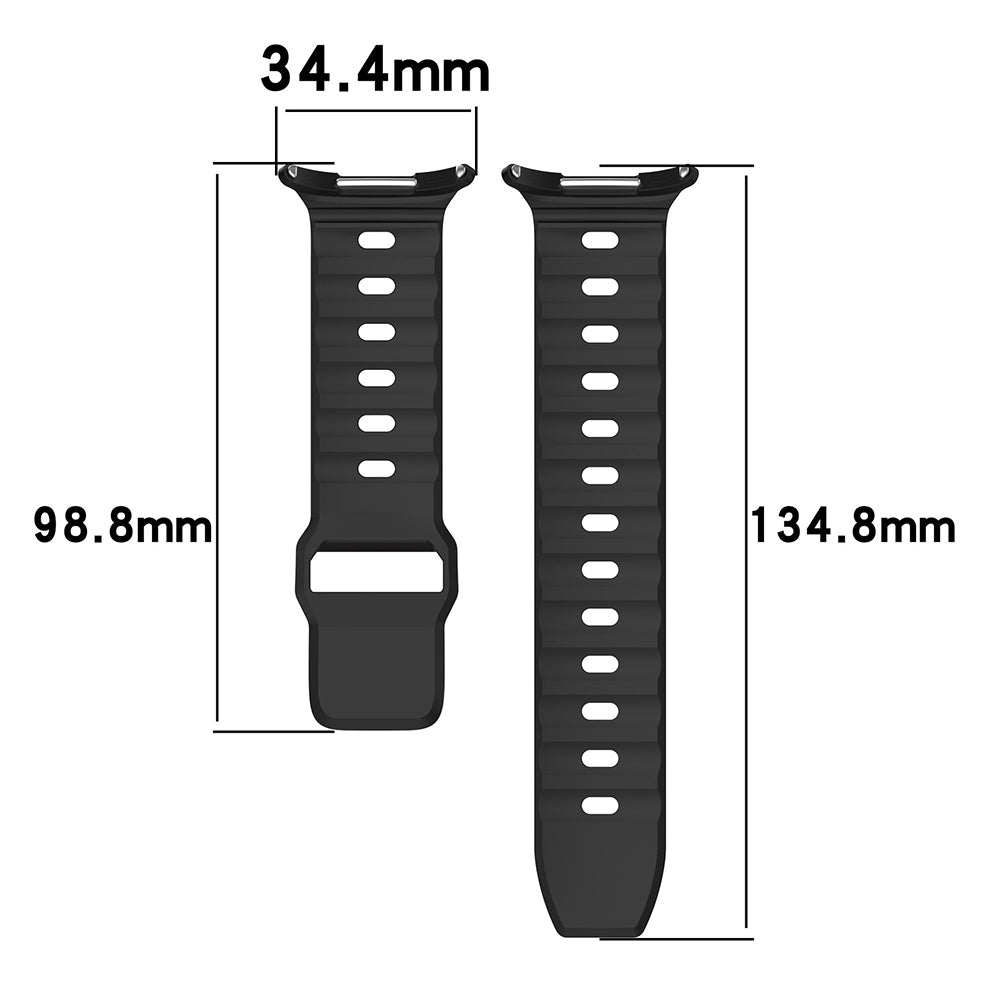 Techsuit W055 reim for Samsung Galaxy Watch Ultra, Marineblå