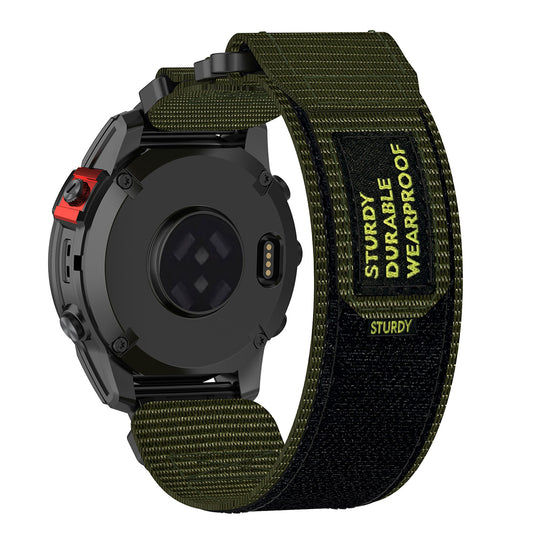 Techsuit W057 reim for Garmin Watch Fenix / Forerunner Series, 22mm, Grønn