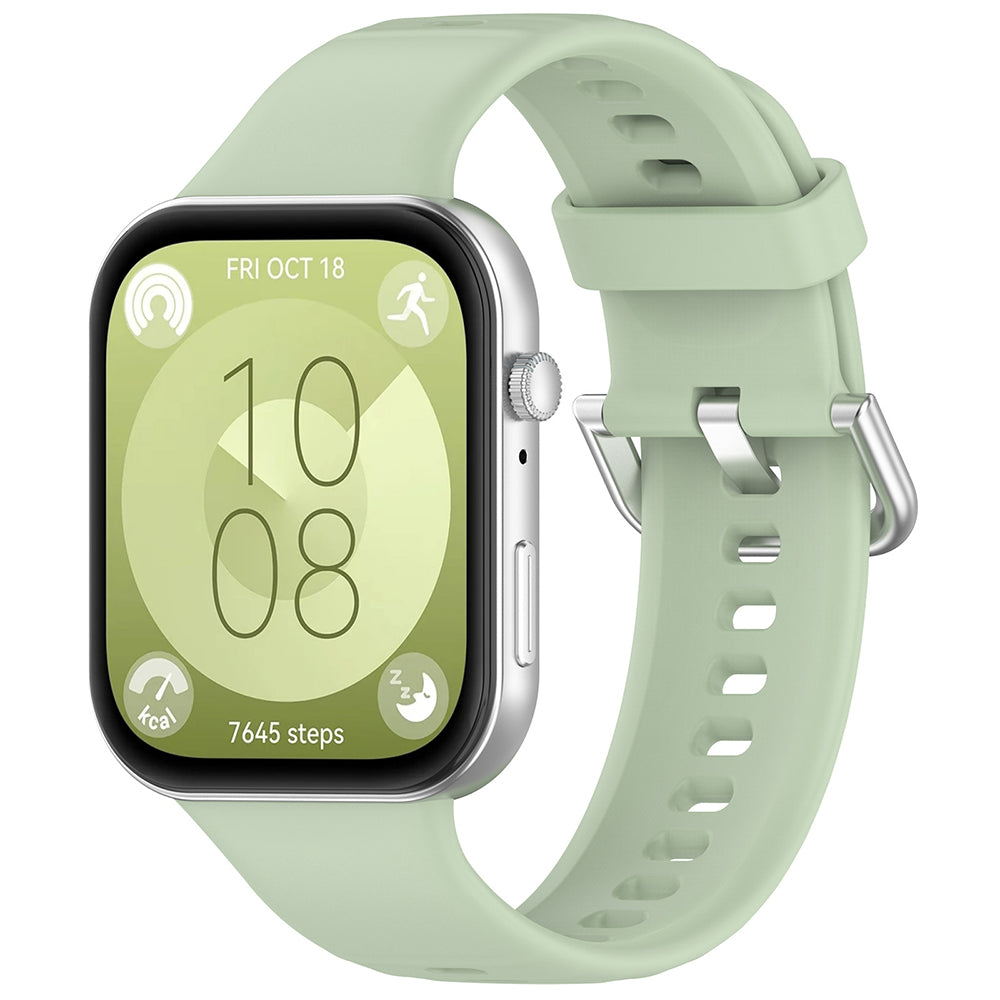 Techsuit W061 reim for Huawei Watch Fit 4 Pro / Watch Fit 4 / Watch Fit 3, Lys Grønn