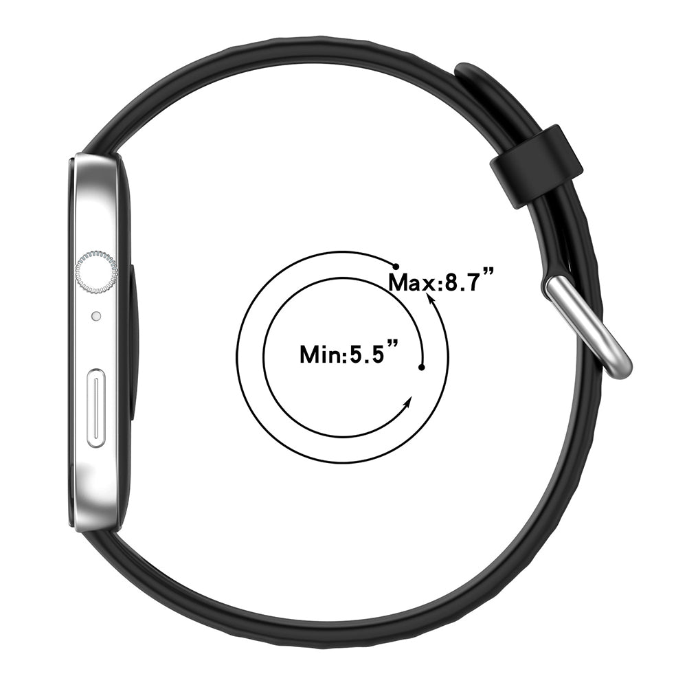 Techsuit W061 reim for Huawei Watch Fit 4 Pro / Watch Fit 4 / Watch Fit 3, Lys Grønn