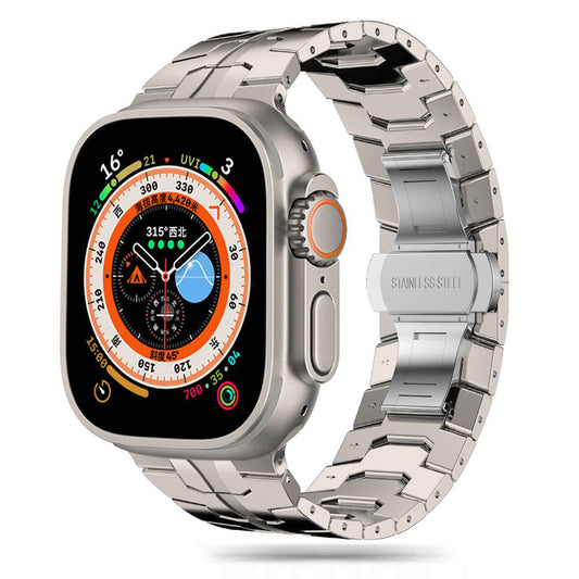 Techsuit W063 reim for Apple Watch 49mm / 46mm / 45mm / 44mm / 42mm Series, Grå