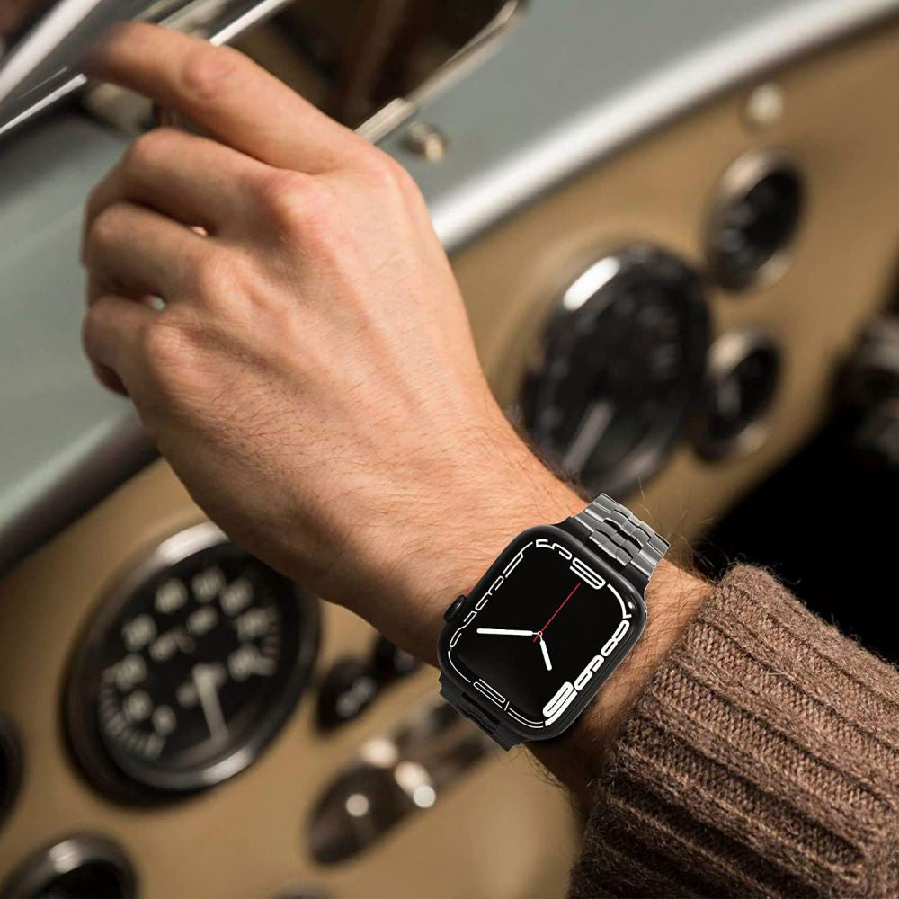 Techsuit W063 reim for Apple Watch 49mm / 46mm / 45mm / 44mm / 42mm Series, Grå