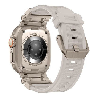 Techsuit W064 reim for Apple Watch 49mm / 46mm / 45mm / 44mm / 42mm Series, Sølv