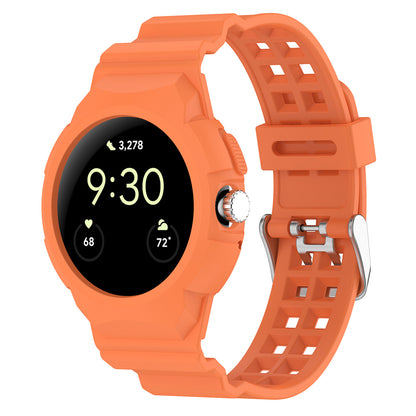 Techsuit W065 reim for Google Pixel Watch 3 41mm / Watch 2 / Watch, Oransje