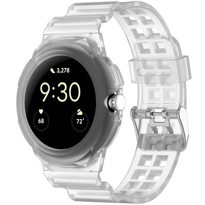 Techsuit W065 reim for Google Pixel Watch 3 41mm / Watch 2 / Watch, Gjennomsiktig