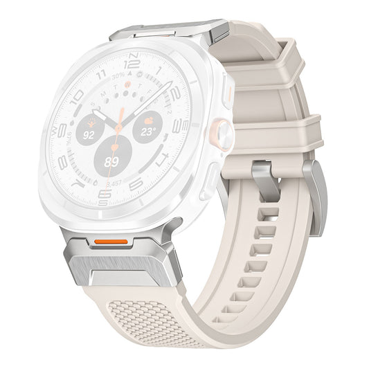 Techsuit W068 reim for Samsung Galaxy Watch Ultra, Sølvhvit