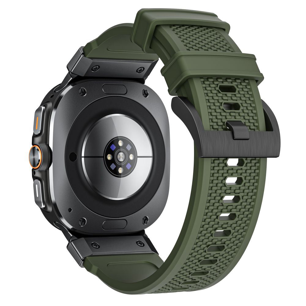 Techsuit W068 reim for Samsung Galaxy Watch Ultra, Svart Grønn